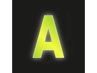 Conacord Reflexné domové písmeno A, žlté, 8 cm