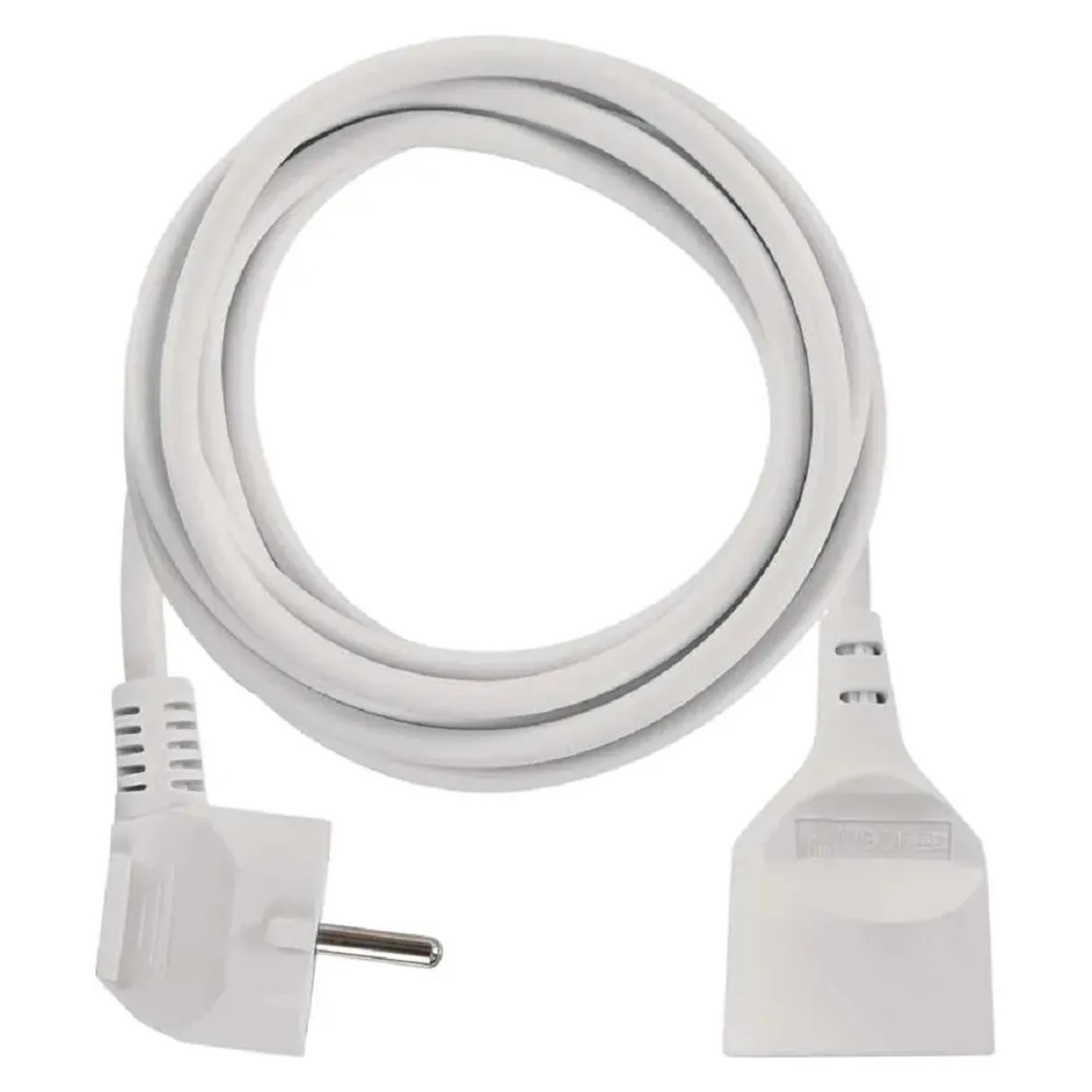 E-shop EMOS Predlžovací kábel biely s 1 zásuvkou/zástrčkou, max. 16 A/3680 W, 2 m