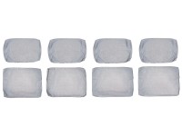 Náhradné poťahy na vankúše pre zostavu nábytku Olea, svetlo sivá, 8 ks Náhradné poťahy na vankúše pre zostavu nábytku Olea, svetlo sivá, 8 ks