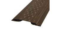 HOPA Ventilačný profil k plastovému obkladu, tm. drevo, 10 x 100 mm