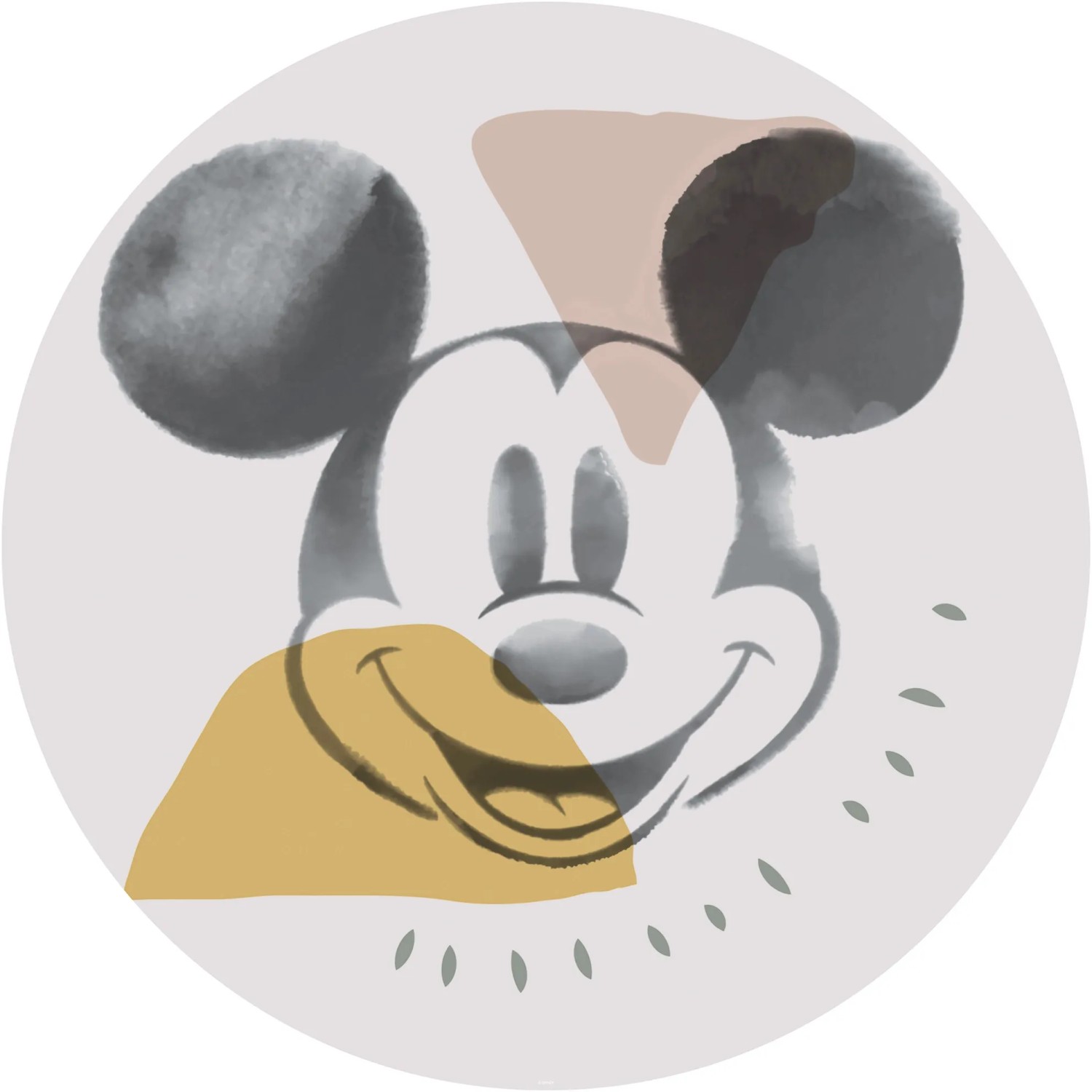 E-shop Komar Samolepiaca vliesová fototapeta Dot Mickey Abstract pr. 125 cm