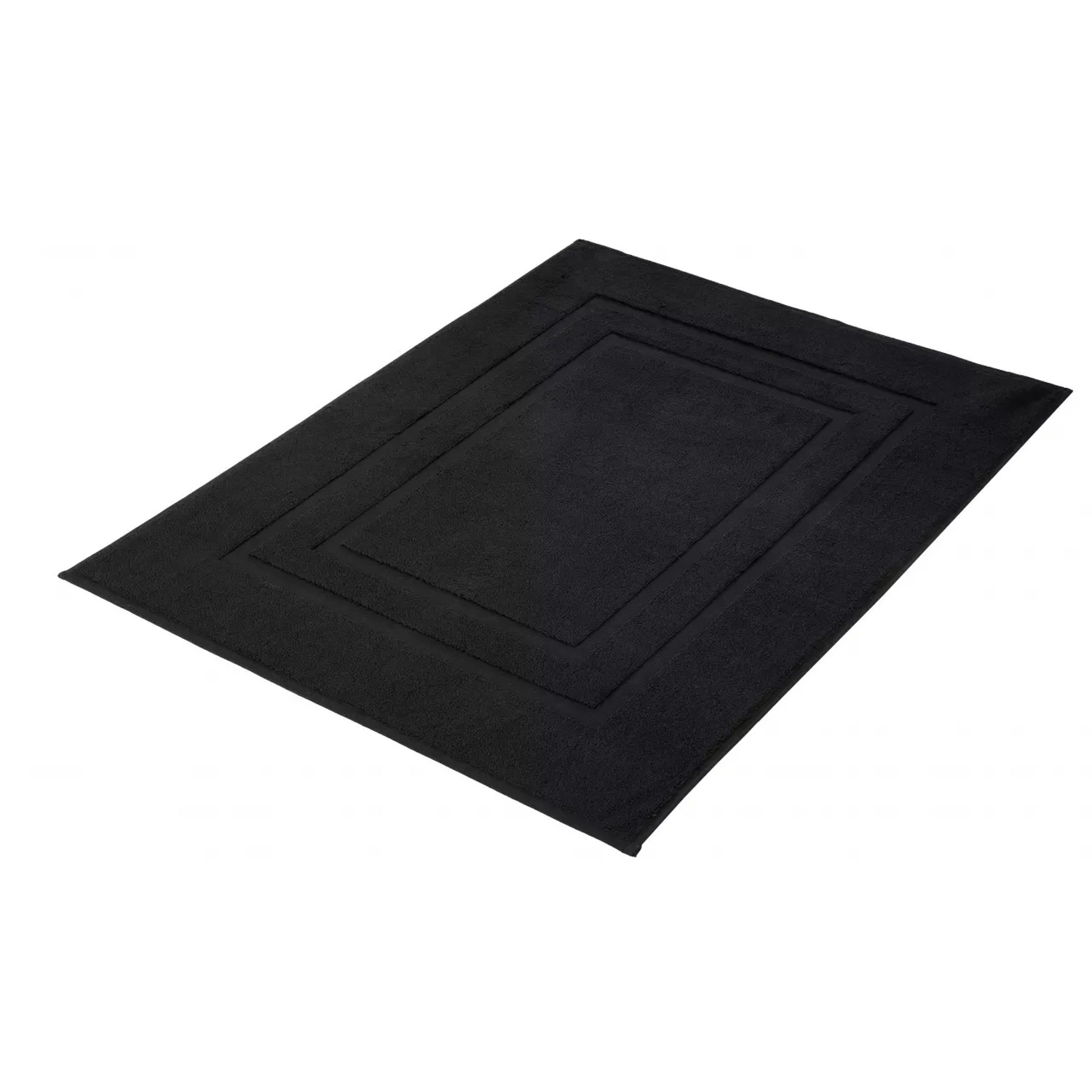 E-shop Kleine Wolke Kúpeľňová predložka Plaza čierna 60 x 80 cm