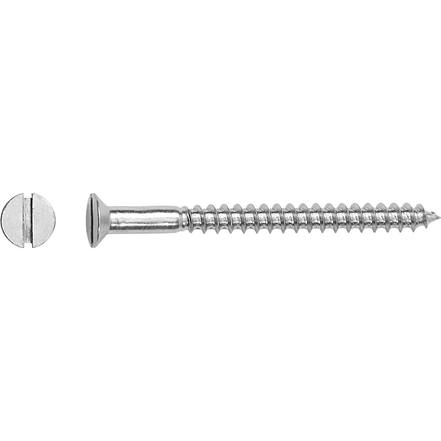 E-shop Skrutka do dreva so zápustnou hlavou PZ bielo pozinkovaná 5 x 50 mm, 10 ks