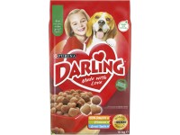 Purina Granule pre psov Darling hovädzie mäso a zelenia, 10 kg