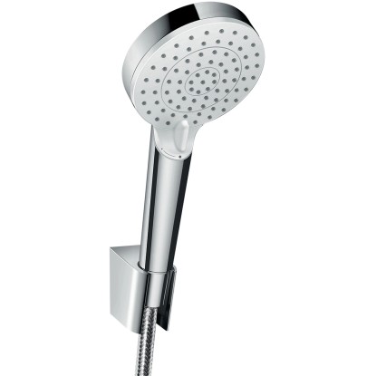 Hansgrohe Set držiaka sprchy a sprchovej hadice Crometta Vario biela/chrom