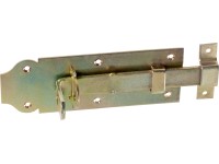 Dverová zástrčka nažlto pozinkovaná 180 mm x 65 mm