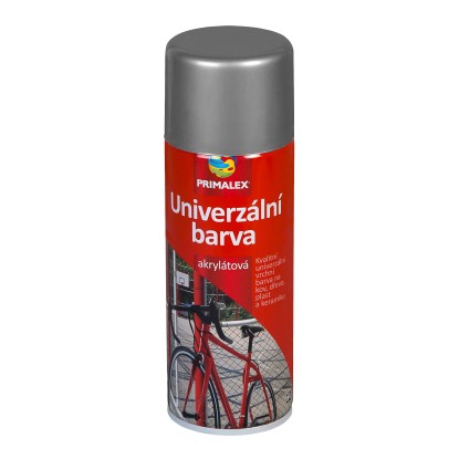 PRIMALEX Univerzálna farba v spreji RAL 9006 biely hliník 400 ml