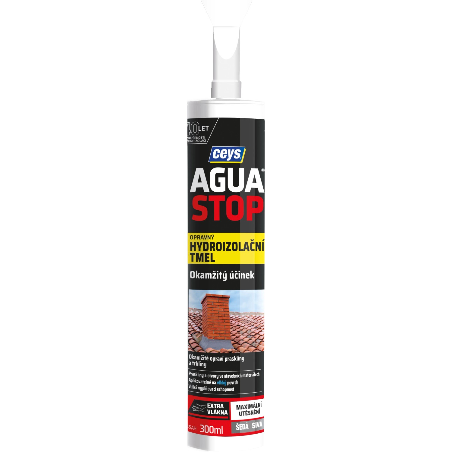 E-shop Ceys Agua Stop Hydroizolačný tmel sivý 300 ml