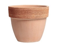 Degrea Terakotový kvetináč Vaso Palladio Graffiato, priemer. 20 x 17 cm