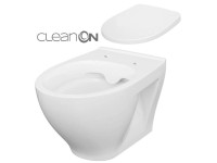 Cersanit Závesná WC misa Moduo Clean On + WC sedátko Moduo Slim