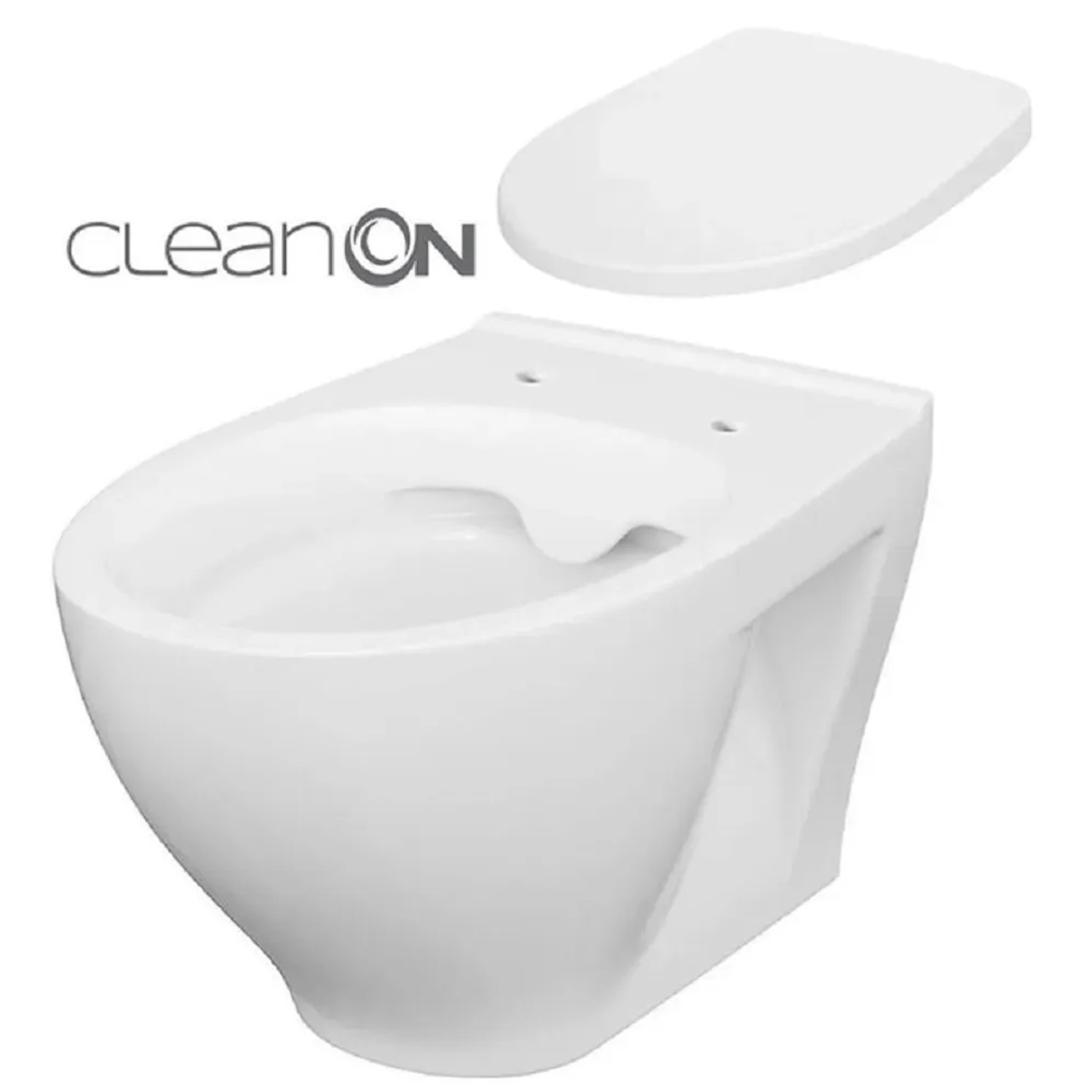 E-shop Cersanit Závesná WC misa Moduo Clean On + WC sedátko Moduo Slim
