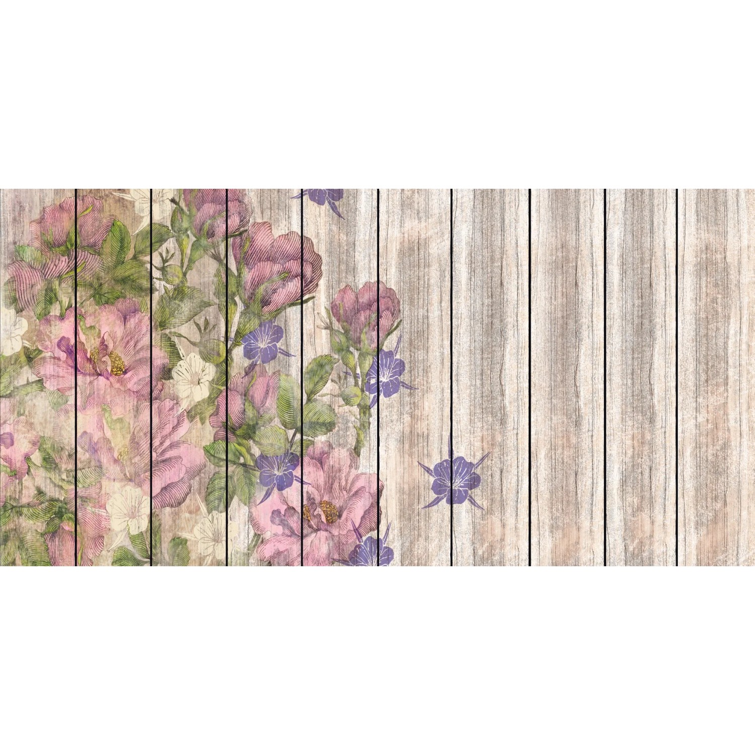 E-shop Komar Vliesová fototapeta Vintage Rose 500 x 250 cm