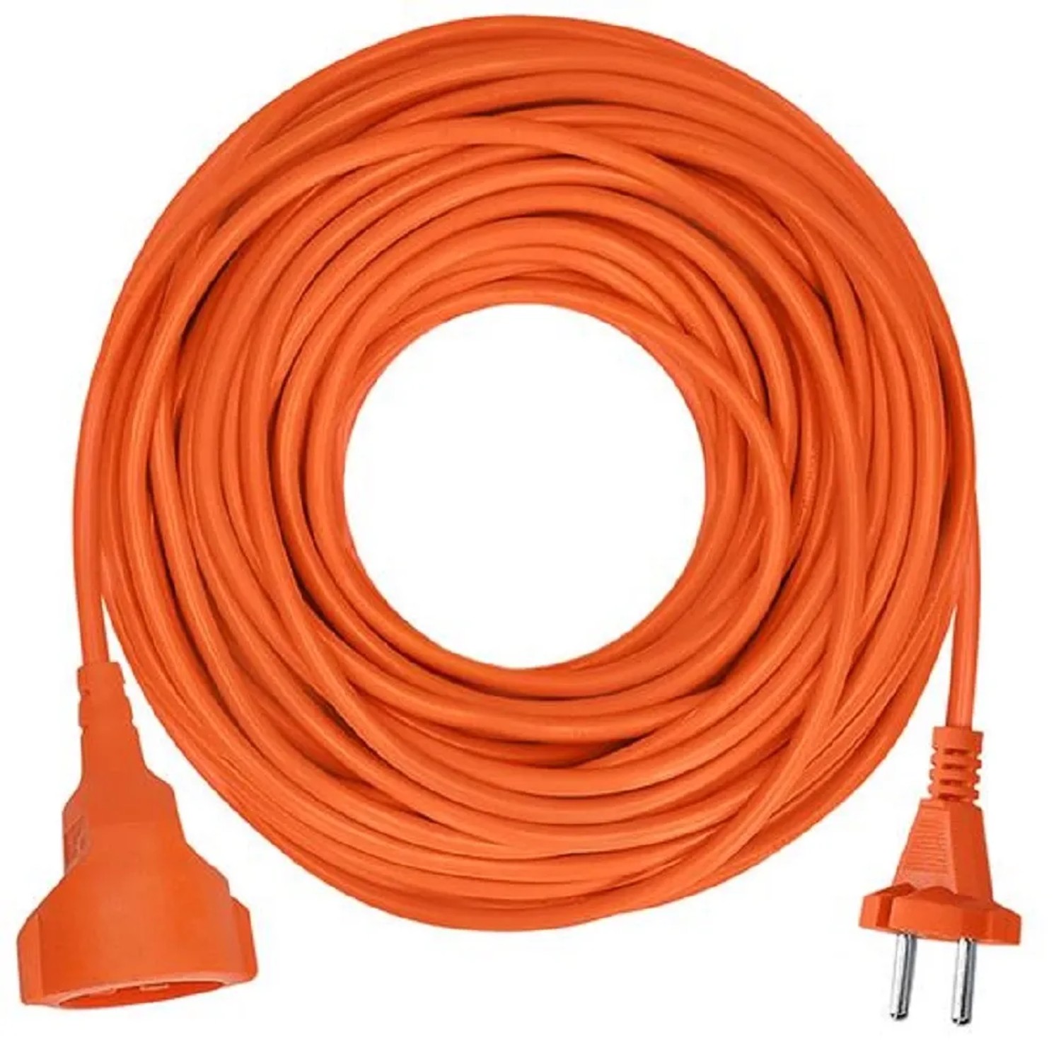 E-shop SOLIGHT Predlžovací kábel oranžový, 1 zásuvka, max. 16 A/3680 W, 20 m