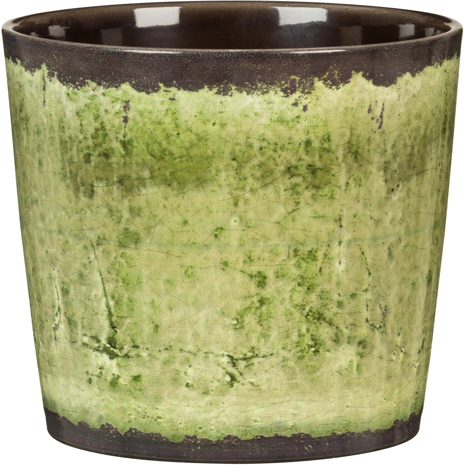 E-shop Scheurich Ozdobný kvetináč 870 priemer 15 cm x 14 cm Meadow Glaze
