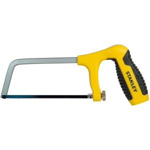 Stanley Mini pílka na kov s pištoľovou rukoväťou, 150 mm, žlto-čierna rukoväť.