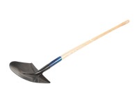 LUX Frankfurtská lopata so zdvihnutou zadnou hranou lakovaná 130 cm čierna