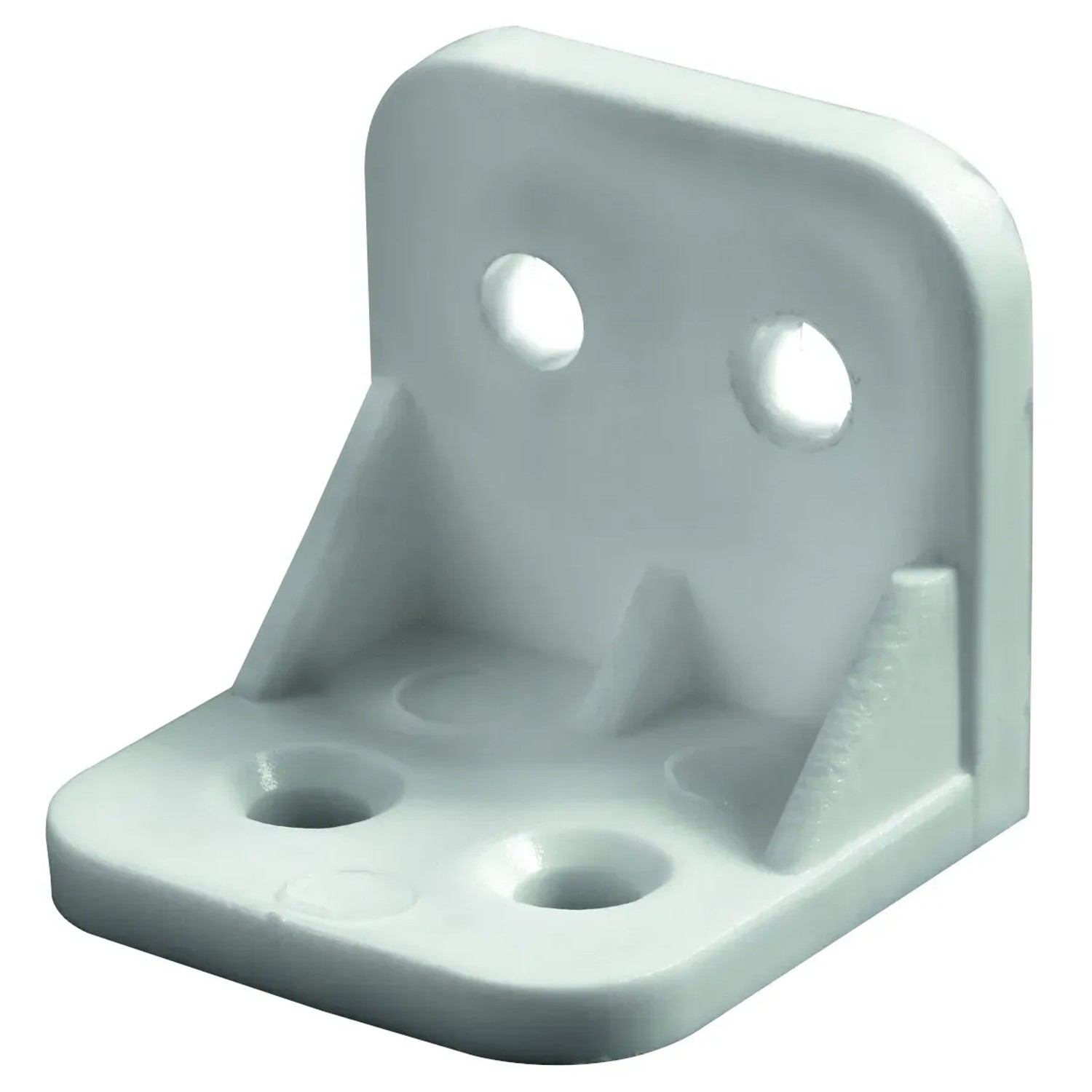 E-shop Hettich Rohová spojka, biela, 4 ks, 30 x 30 x 30 mm