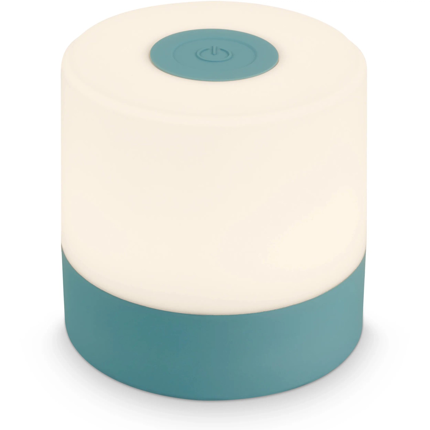 E-shop BRILONER Dobíjacia stolná lampa 2 W, 150 lm, 2700 K, IP44, modrá, pr. 7 x 7 cm