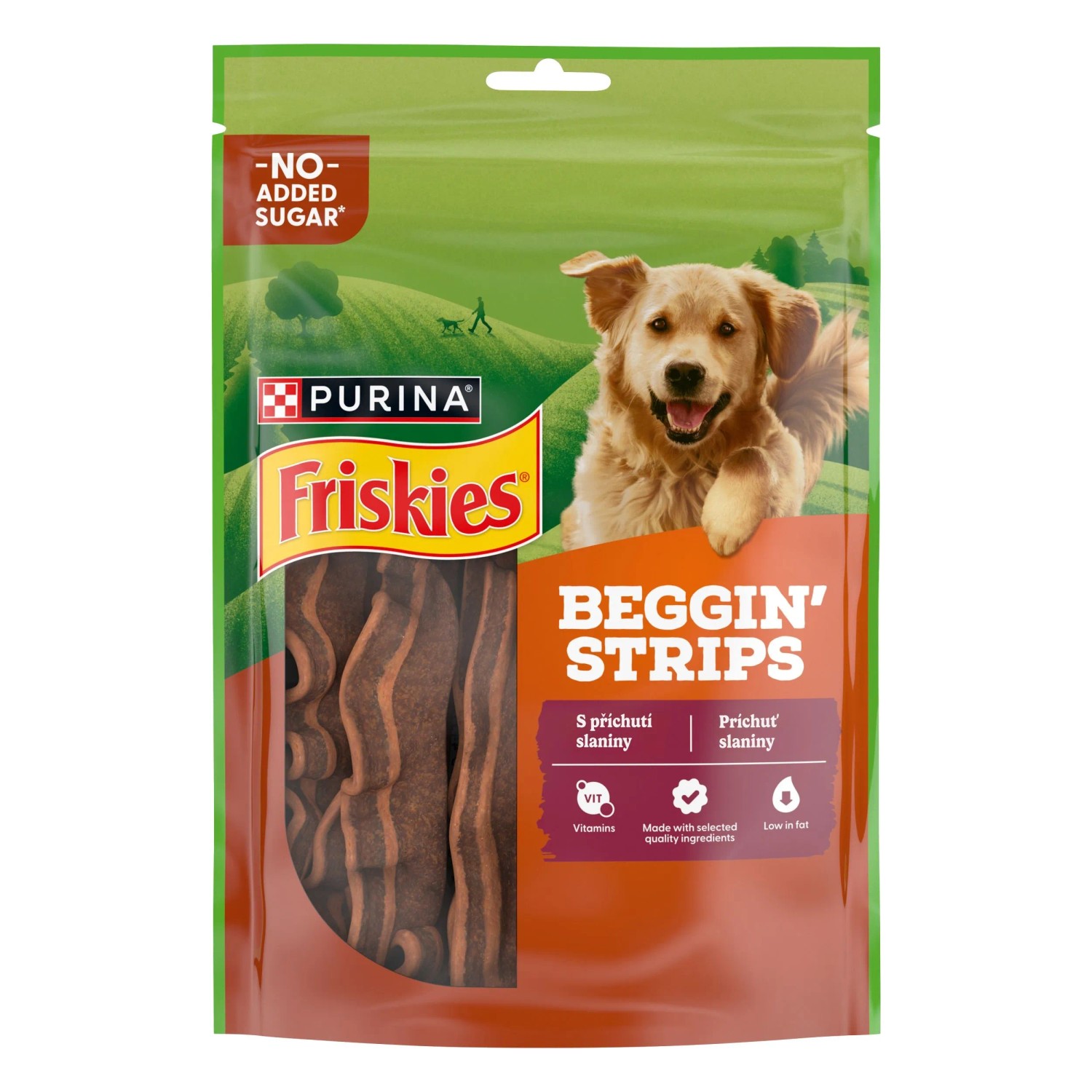 E-shop Friskies Beggin Strips Maškrty pre psov slanina 120 g
