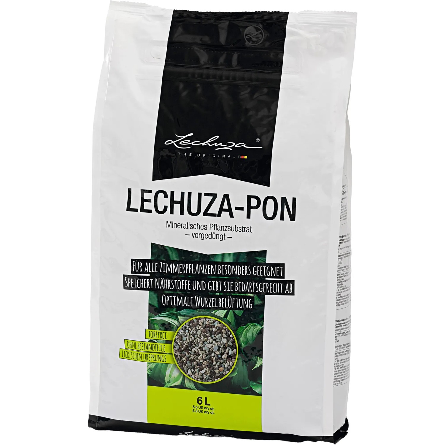 E-shop LECHUZA PON Minerálny substrát pre izbové rastliny 6 l