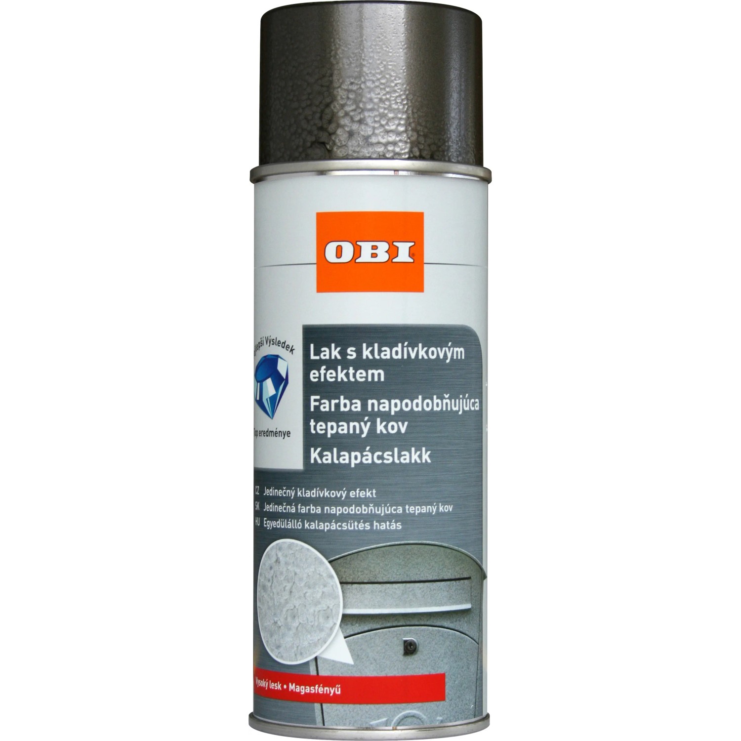 E-shop OBI Lak kladivkový antracit 400 ml