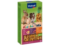 Vitakraft Pochúťka pre hlodavce Kräcker Trio Mix ovocie, hrozno, med, 3ks