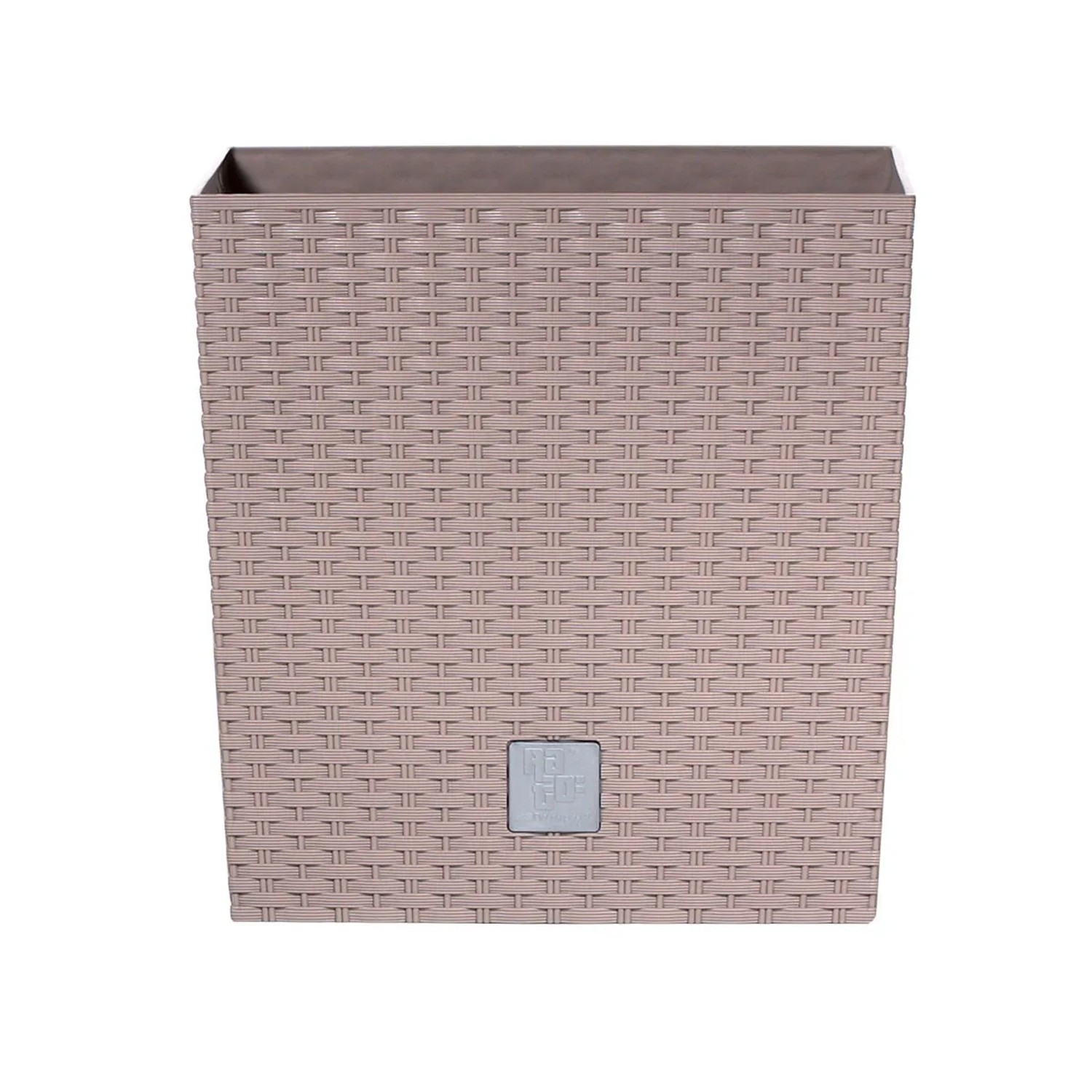 E-shop Prosperplast Kvetináč s vkladom Rato Low 22,5 cm, mocca