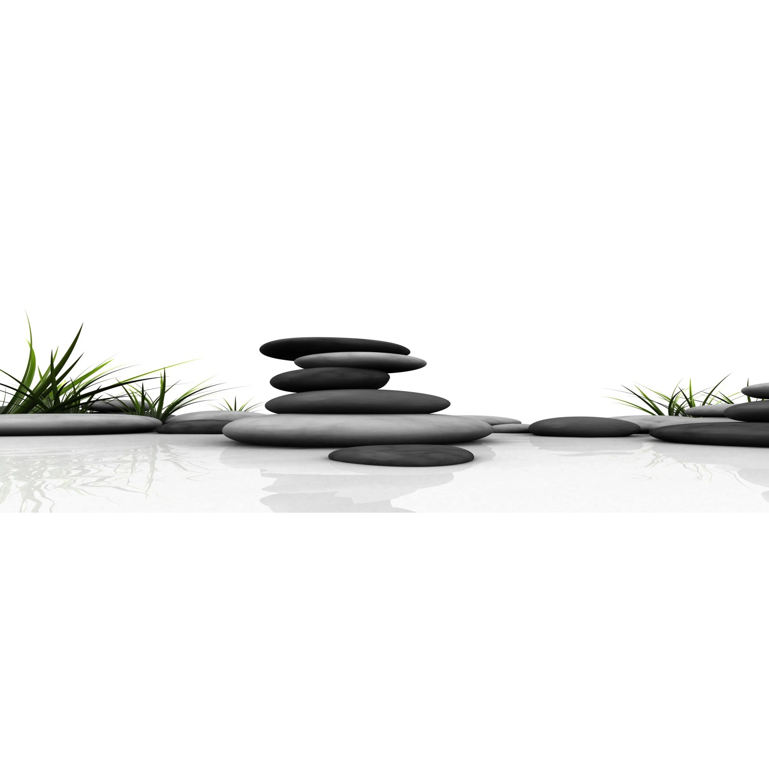 E-shop Bondecor Obraz, tlačené plátno Stones 50 x 150 cm