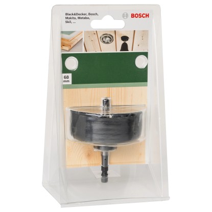 Dierová píla Bosch 68 mm pre bodové svetlá, vhodná pre drevo a sadrokartón.