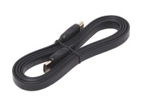 OBI HDMI prepojovací kábel pozlátený 1,5 m plochý