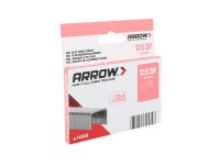 Arrow Ploché drôtené sponky do sponkovačky D53F, dĺžka 6 mm, 1000 ks