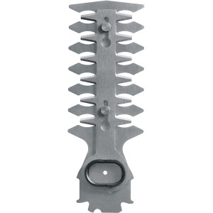 Náhradný nôž na kríky Bosch pre EasyShear, strieborný kov, detail.
