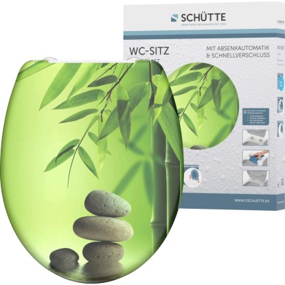 Eisl WC doska Green Garden duroplast s automatickým sklápaním a rýchlouzáverom