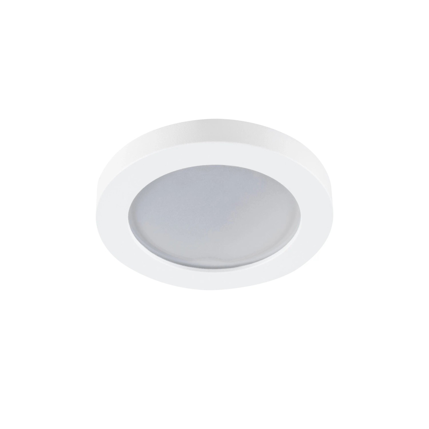 E-shop Kanlux Kúpeľňové podhľadové svietidlo Flini-komponent biele 10 W, pr. 80 mm