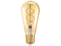 OSRAM LED žiarovka 1906 Edison 28, E27, 4 W, 300 lm, 2000 K, jantárová
