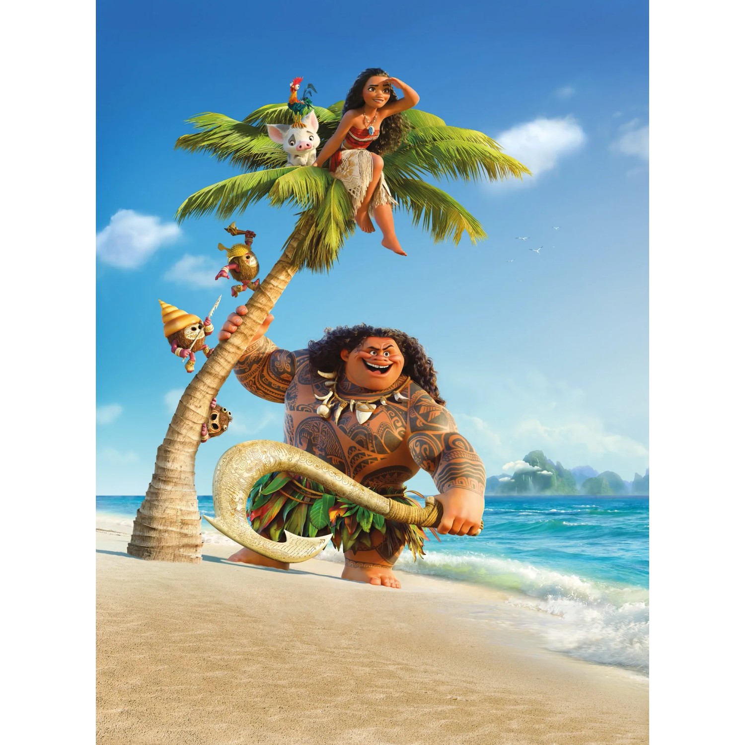 E-shop Komar Vliesová fototapeta Moana and Maui 184 x 248 cm