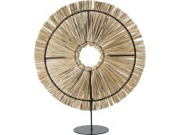Koopman Dekoratívny kruh z kovu a slamy pr. 30,5 x 36 cm