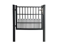 Dekoratívna jednokrídlová bránka Bremen na zabetónovanie antracit 120 x 103 cm