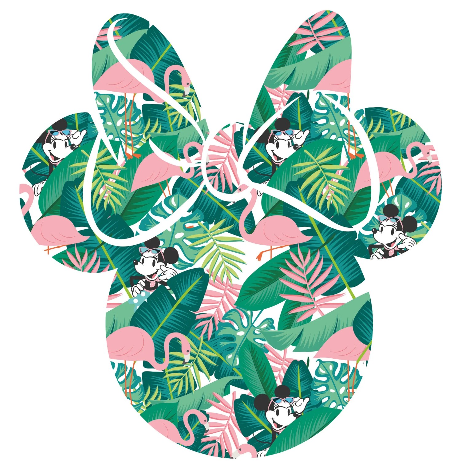 E-shop Komar Samolepiaca vliesová fototapeta Dot Minnie Head 127 x 127 cm