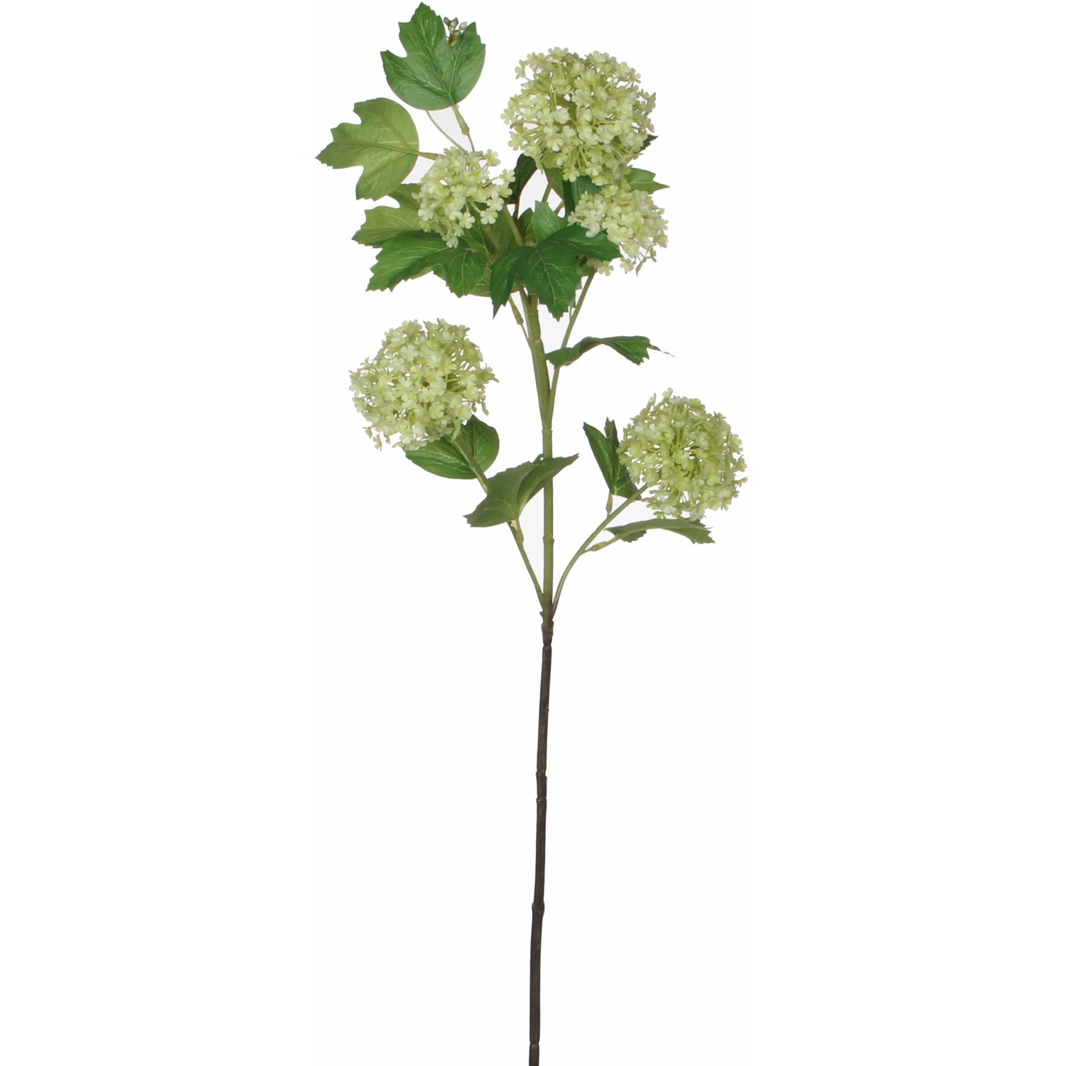 E-shop Mica Decorations Umelá kvetina kalina, zelená, 66 cm