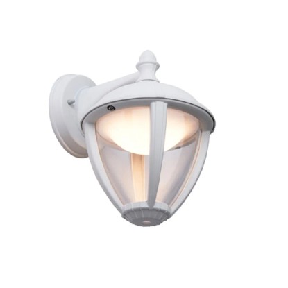 Lutec Vonkajšia nástenná lampa UNITE LED biela