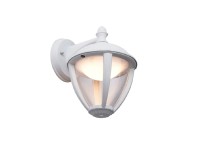 Lutec Vonkajšia nástenná lampa UNITE LED biela