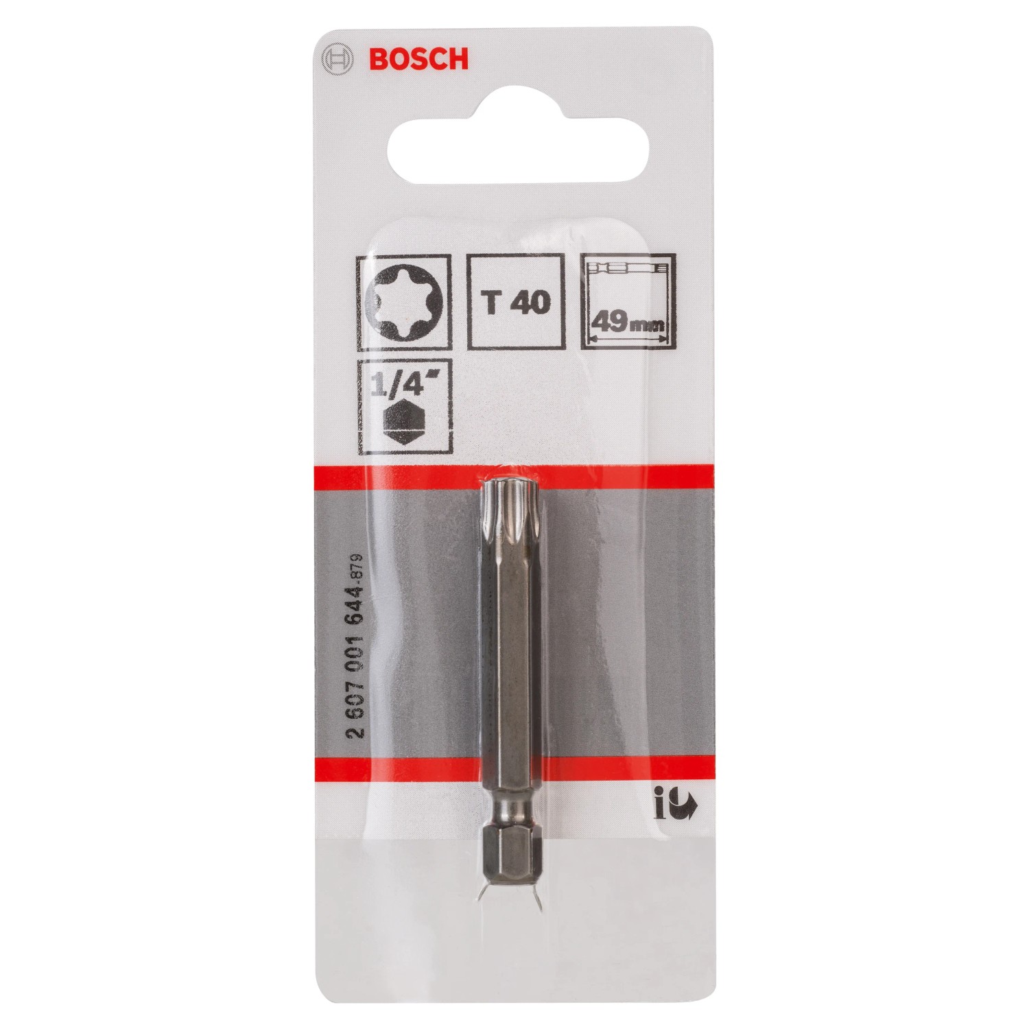E-shop Bosch Bit skrutkovací Extra hard T40, 49 mm
