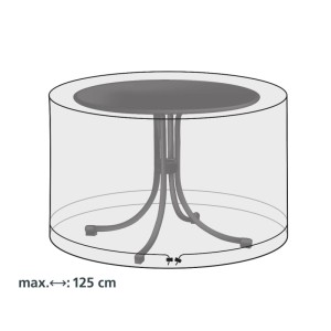 Priehľadný ochranný kryt Acamp pre okrúhle záhradné stoly do Ø 125 cm.