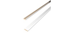 Egger Krycia lišta pre stenový panel DecoWall AL201 biela 2,4 m
