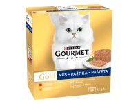 Gourmet Gold Paštéty pre mačky hovädzie, pečeň, tuniak, morka 8 x 85 g Gourmet Gold Paštéty pre mačky hovädzie, pečeň, tuniak, morka 8 x 85 g