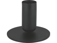 Svietnik na sviečku Midnight Mystery sklo, čierny 7 x 7 x 5 cm