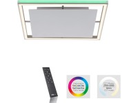 Paul Neuhaus Stropné LED svietidlo Helix, 40W, 4080lm, RGB+2700-5000K, 50 x 50cm