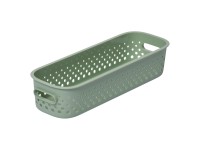 SmartStore Úložný kôš Essence Slim zelený 29,5 x 10 x 6,5 cm, 1,3 l
