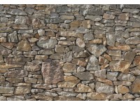 Komar Papierová fototapeta Stone Wall, 8-dielna, 368 x 254 cm FSC®